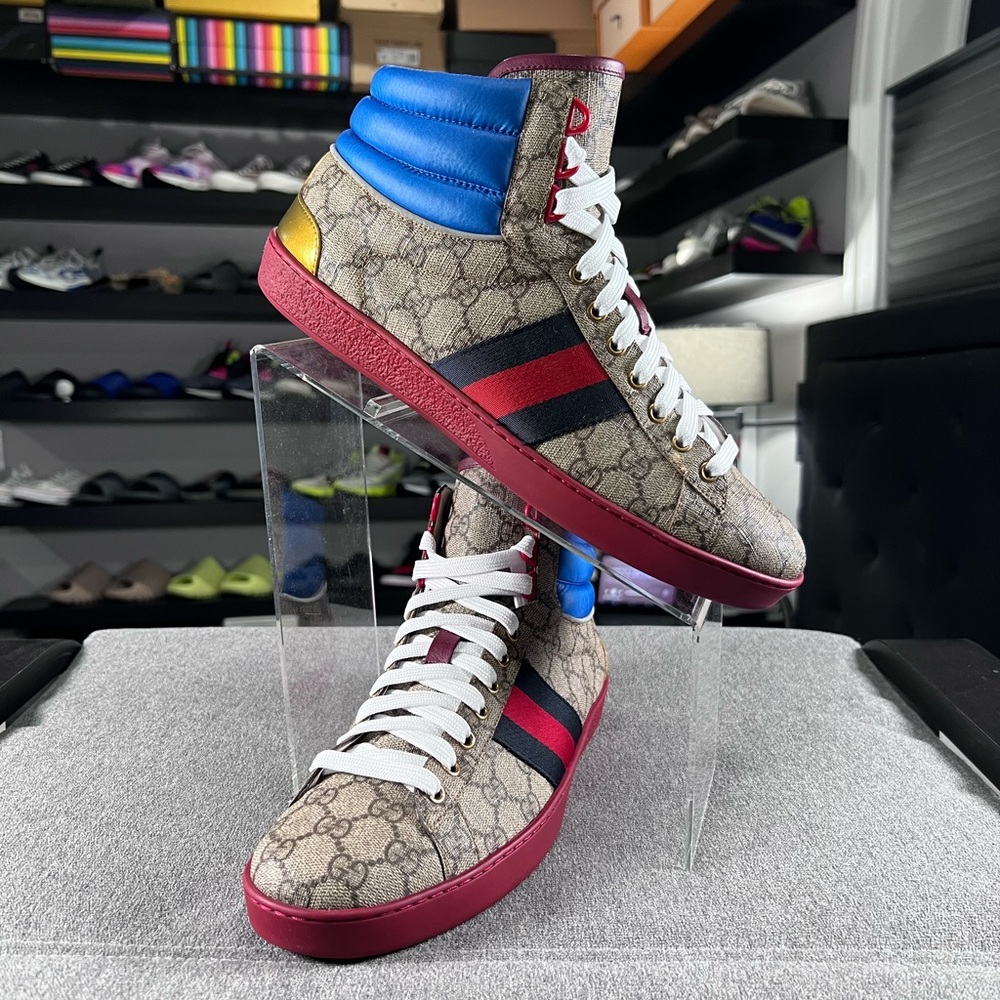 🍟GUCCI ACE GG SUPREME HIGHTOP SNEAKER🍟